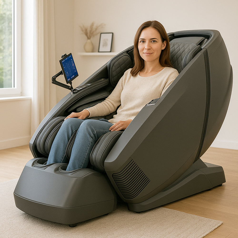 Massagestol 4D, Lux Pro Edition med SL-teknologi, AI-styring og varme - Model 988F6