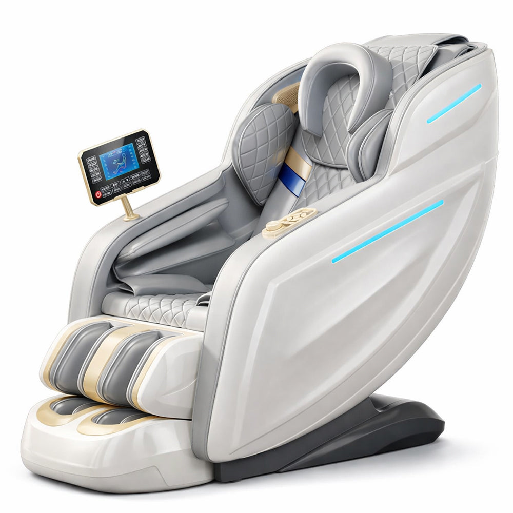 Massagestol 3D med kropsscanning, SL-skinne, lufttryksmassage, varme i lænd/ben & Zero Gravity - Model 988Q6