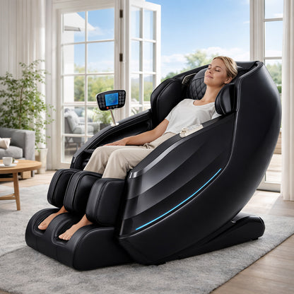 Luksus massagestol 2D med automatisk kropsscanning, Zero Gravity & varme i ben/lænd - Model 988K