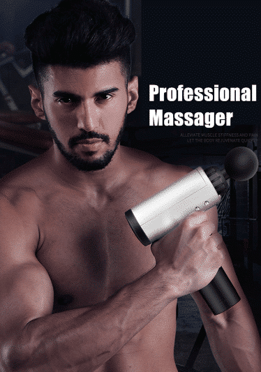 Massage pistol til dybtgående vibrationsmassage