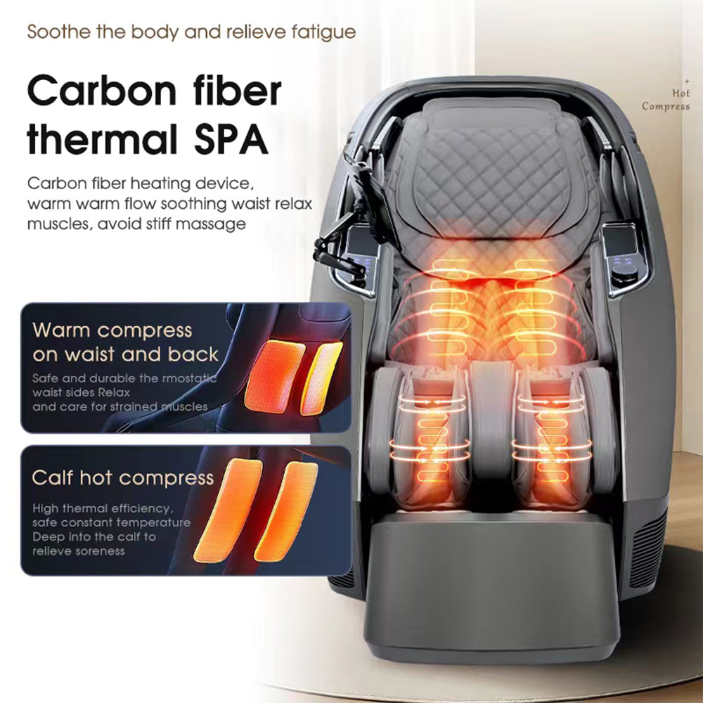 Massagestol 4D, Lux Pro Edition med SL-teknologi, AI-styring og varme - Model 988F6