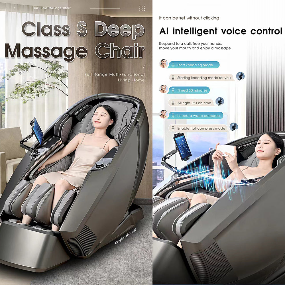 Massagestol 4D, Lux Pro Edition med SL-teknologi, AI-styring og varme - Model 988F6