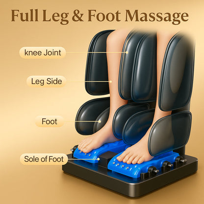 Massagestol 4D Luksus Pro+ med SL-teknologi, Varmeterapi, Stemme Kontrol & Touchskærm - Model M5 grå