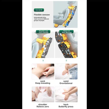 Massagestol 4D Pro+ Sort med Varmeterapi og Stemmekontrol - Model M9 Sort