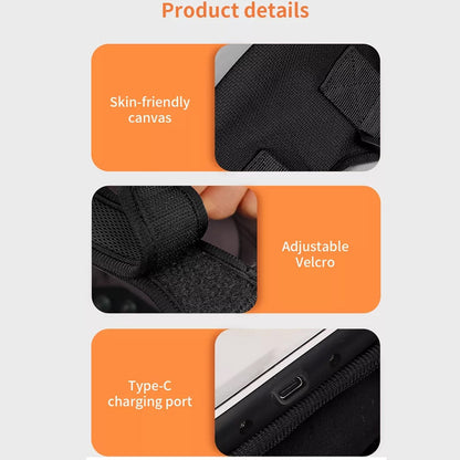 Knæ Massager + infrarød lindring -Digital Skærm-