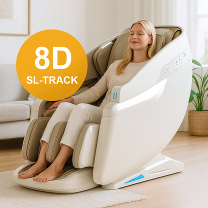 Massagestol 3D med SL-teknologi, lufttryksmassage, Zero Gravity & Intelligent Styring – Model 988R8
