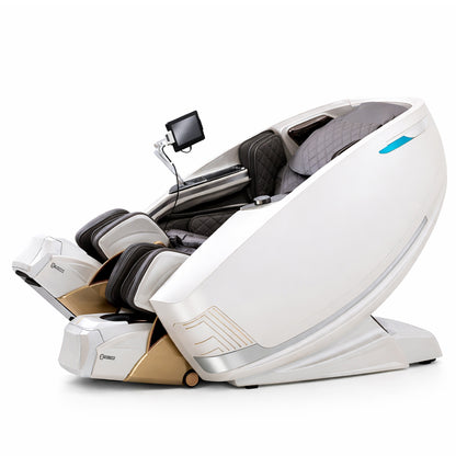Massagestol 4D med AI-styring, Dual Zone Stretching, 32 airbags, varme i læn/ben & Zero Gravity - Model 988A