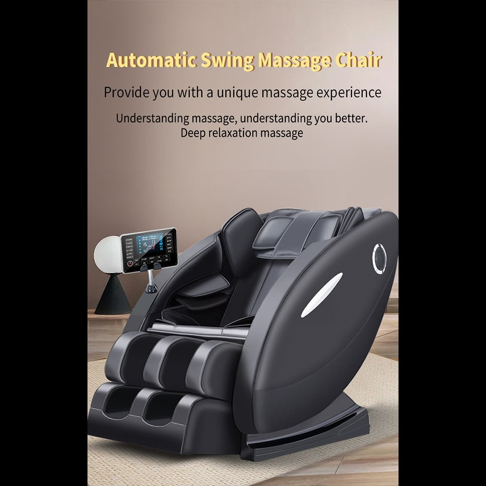 Massagestol A5 - Varmeterapi, AI-styring, Zero Gravity og Touchskærm
